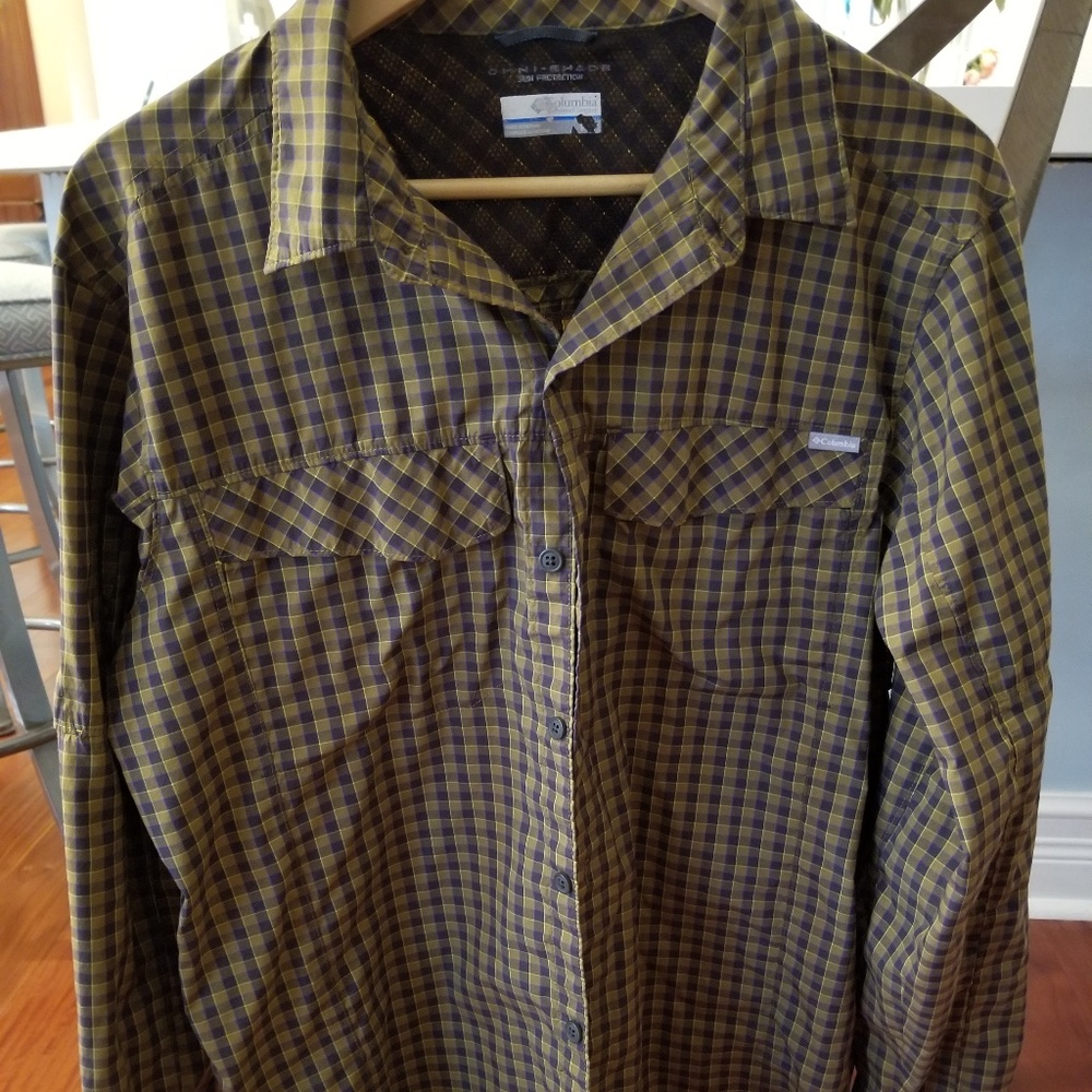 Columbia Omni-Shade Plaid Long Sleeve Shirt